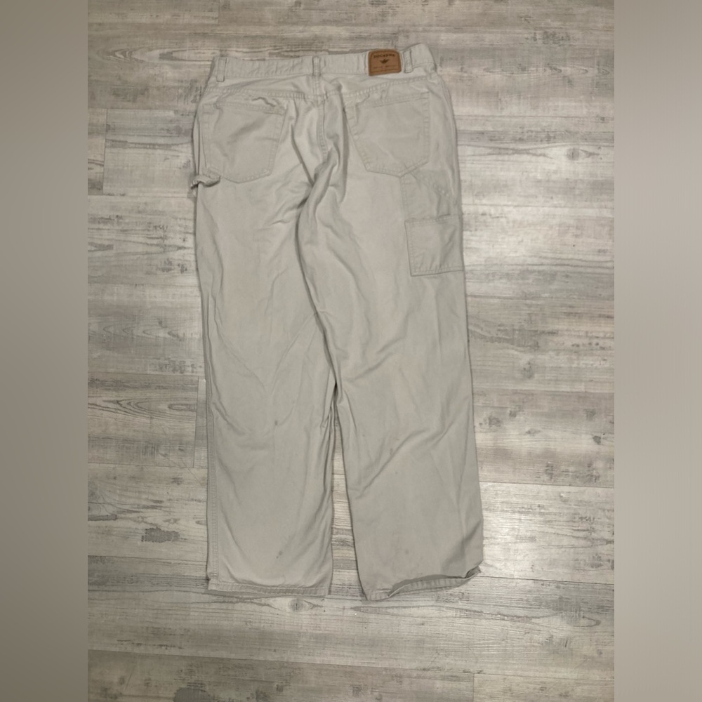 White Docker Carpenter Pants - 38x34 but more like a 30 in length